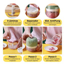 Mini Processador Elétrico 250ml – Prático, Compacto e Recarregável